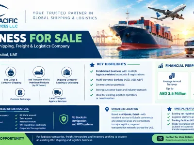 Shipping & Logistics Business for Sale - Dubai