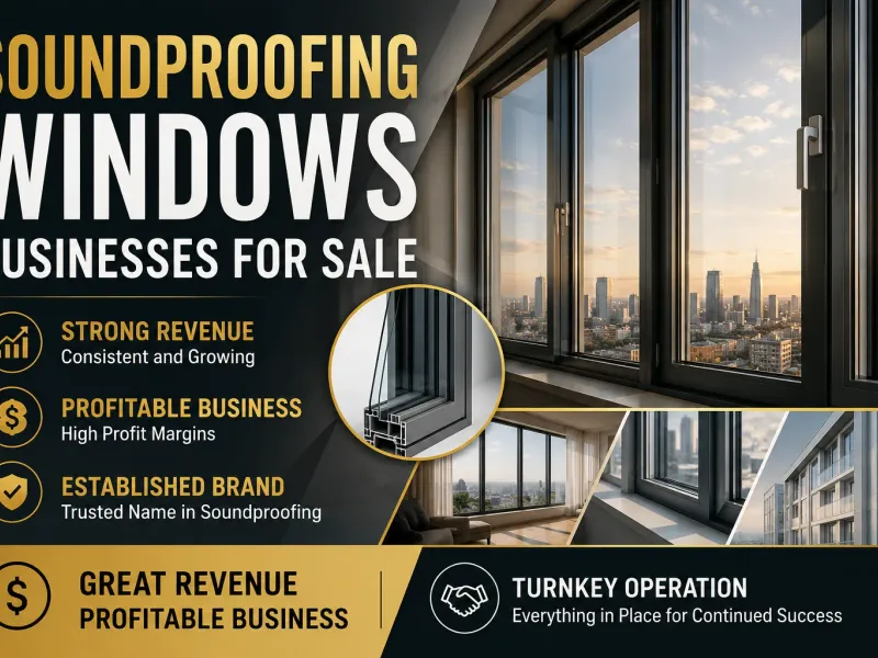 Soundproofing windows business