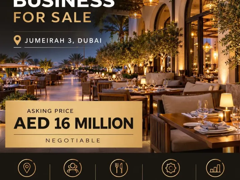 Food & Beverage Business for Sale - Jumeirah